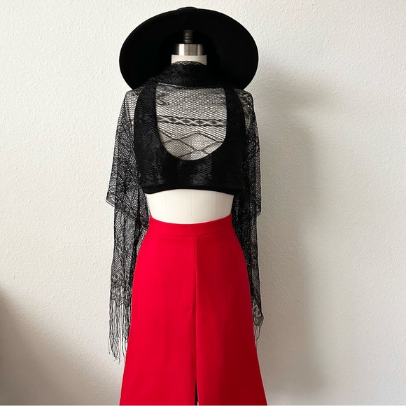 J. CREW RED WOOL MODERN ALINE MINIMALIST SKIRT (0824) - Picture 5 of 7